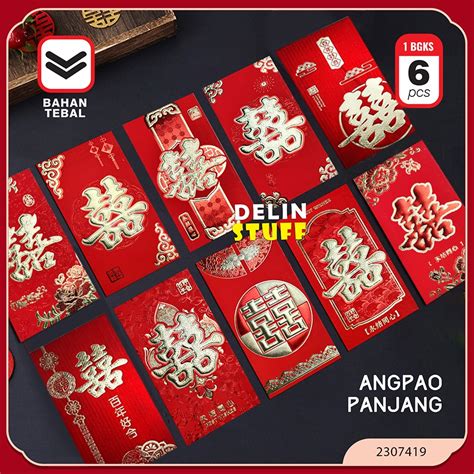 Jual Angpao Panjang Pernikahan Angpao Wedding Tebal Angpau Pernikahan