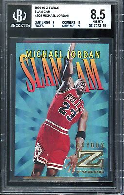 1996 Z Force Slam Cam SC5 Michael Jordan BGS 8 5 5 Away From 9 EBay