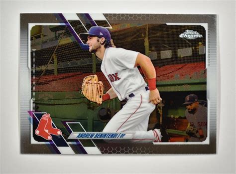 2021 Topps Chrome Base 39 Andrew Benintendi Boston Red Sox EBay