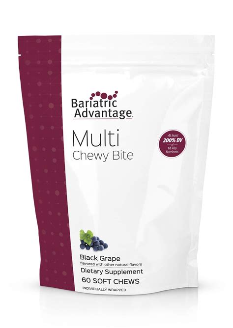 Bariatric Advantage Multi Chewy Bite - Soft Chew Multivitamin for