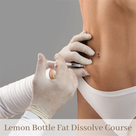 Lemon Bottle Fat Dissolve Course Scottish Beauty Expert