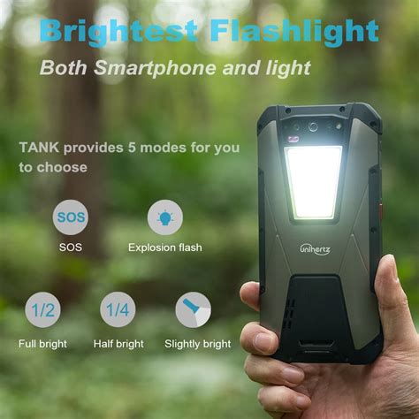 Unihertz Tank Larger Battery Rugged Smartphone Mah Night Vision