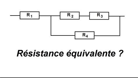 Exercice Sur Les R Sistances Quivalentes R Sistances En S Rie Et En