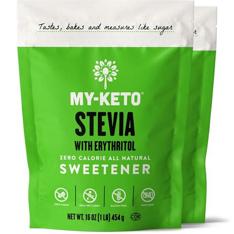 My-Keto Stevia Sweetener 2 Pack