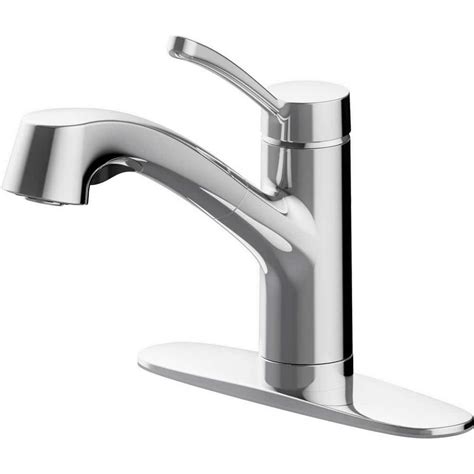 Glacier Bay Single Handle Pull Out Sprayer Kitchen Faucet Juameno