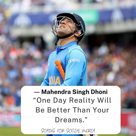 Captain Cool Inspirational Ms Dhoni Quotes Statusforsocialmedia