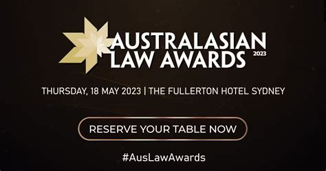 Join Us For An Unforgettable Night At The Australasian Law Awards 2023 Australasian Lawyer