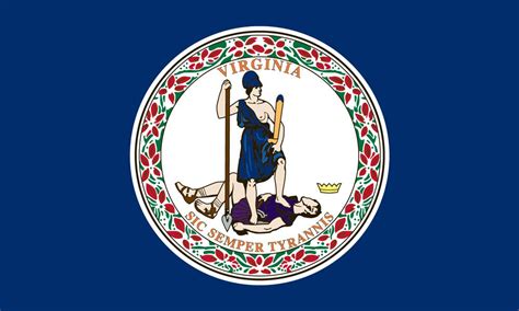 Virginia State Flag Coloring Pages - USA for Kids