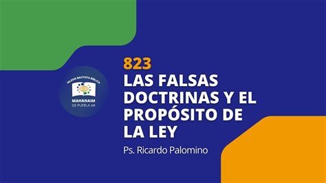 Devocional Diario Las Falsas Doctrinas Y El Prop Sito De La Ley