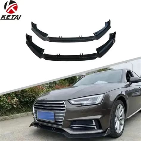 S Line Carbon Look Rs Abt Style Car Bumper Front Lip Body