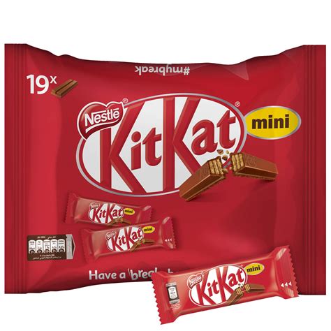 Nestle Kitkat 2 Finger Mini Milk Chocolate Bar 250g 19 Minis Buy