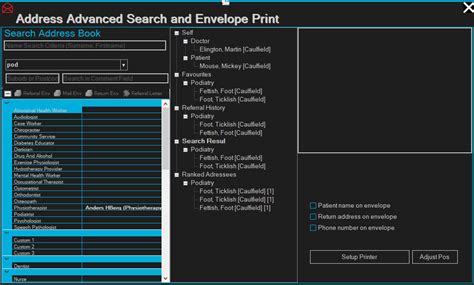 DCP - Envelope Printer