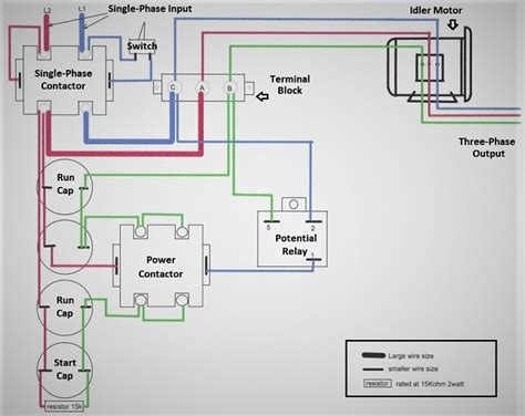 How To Build A Rotary Phase Converter Diagram Rotary Homemad