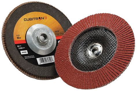 M Cubitron Ii Flap Disc Mounting Hole Size Abrasive Grit