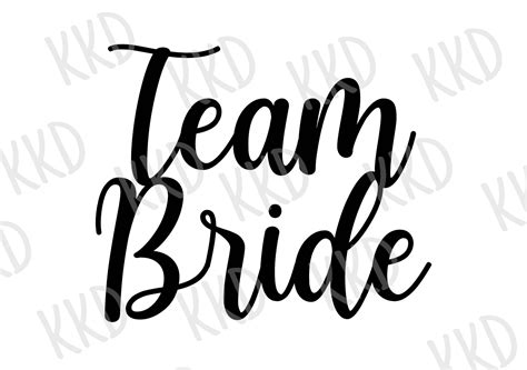 Team Bride Svg