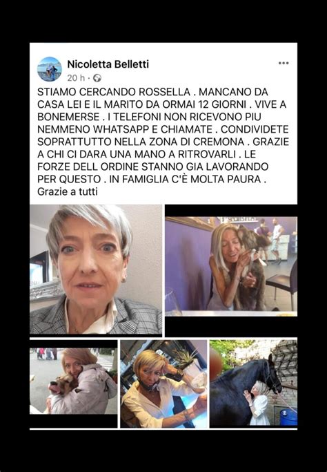 Rossella Cominotti Trovata Morta Fermato Il Marito