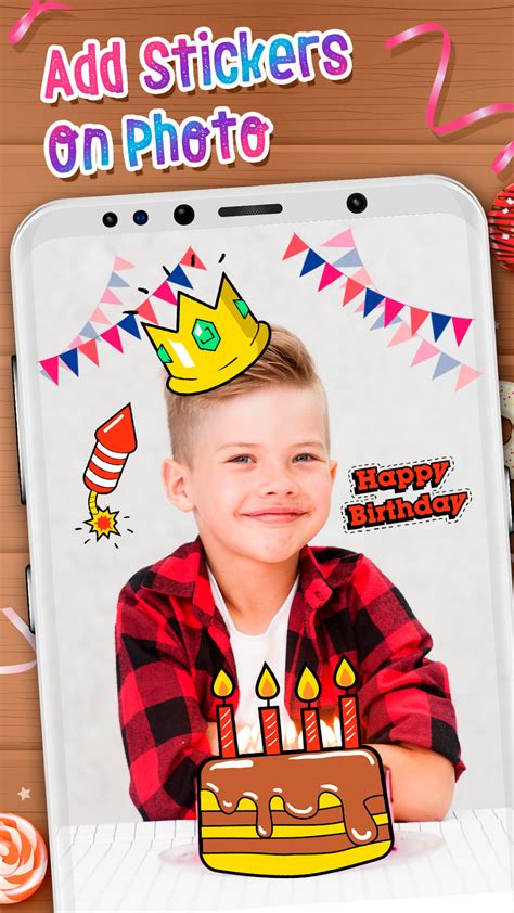 Android için Birthday cards Photo frames İndir