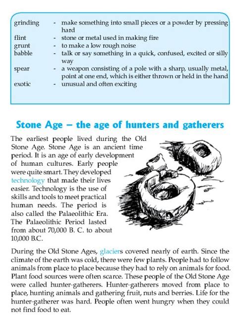 Literature Grade 8 Nonfiction Stone Age The Age Of Hunters And