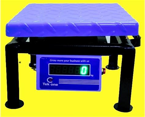 Tekone Mild Steel Digital Weighing Machine For Business Weighing