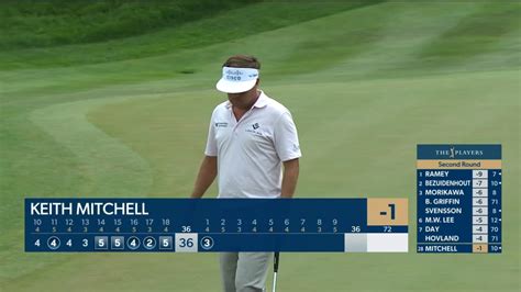 Keith Mitchell pours in a 29-foot birdie putt at THE PLAYERS