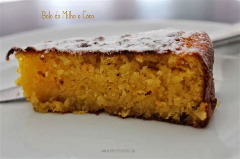 Bolo de milho e côco Receita Petitchef