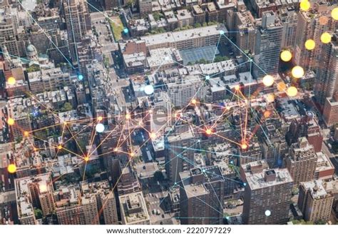 Aerial Top View New York City Stock Photo 2220797229 | Shutterstock