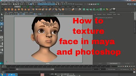 How To Texture Face In Maya And Photoshop YouTube