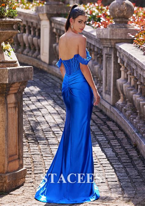 Sheath Column Off The Shoulder Sleeveless Sweep Train Silk Like Satin