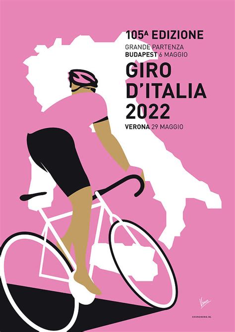 My Giro Ditalia Minimal Poster 2022 Digital Art By Chungkong Art Fine