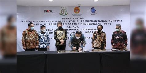 KPK Serahkan Empat Aset Senilai Rp56 Miliar Ke Tiga Lembaga Negara