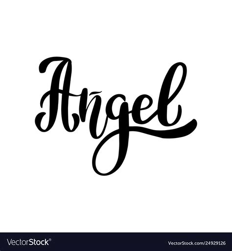 Lettering Angel Name Design Design Talk