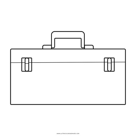 Toolbox Coloring Page