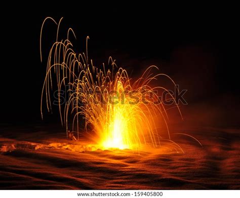 Sodium Metal Explosion On Water Stock Photo Edit Now 159405800