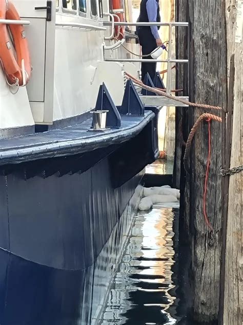 Desenzano Apprensione Per Uno Sversamento Di Gasolio Nel Lago