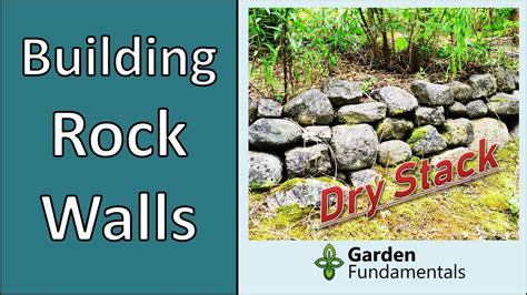 Building Stone Retaining Wall 🔨🏗 Simple Diy Dry Stack Raised Bed