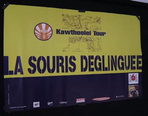 LA SOURIS DEGLINGUEE KAWTHOOLEI TOUR Affiche Concert 1996 Poster