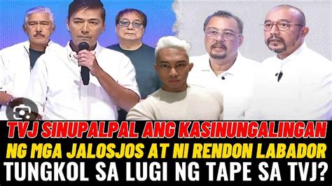 TVJ SINUPALP L ANG KASINUNGALINGAN NG MGA JALOSJOS AT NI RENDON TUNGKUL