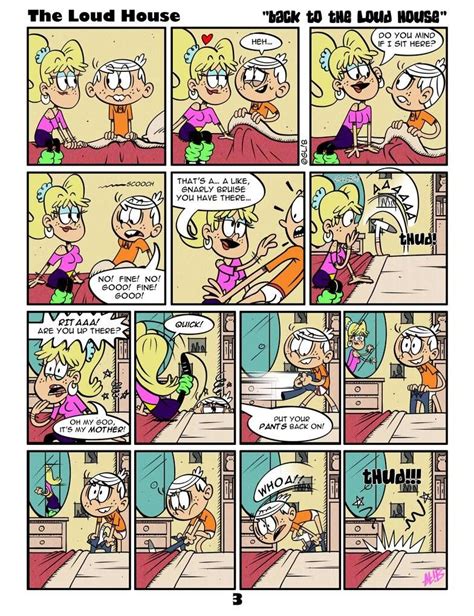 A Comic Strip With An Image Of The Loud House