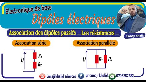 Association des dipôles passifs les résistances YouTube