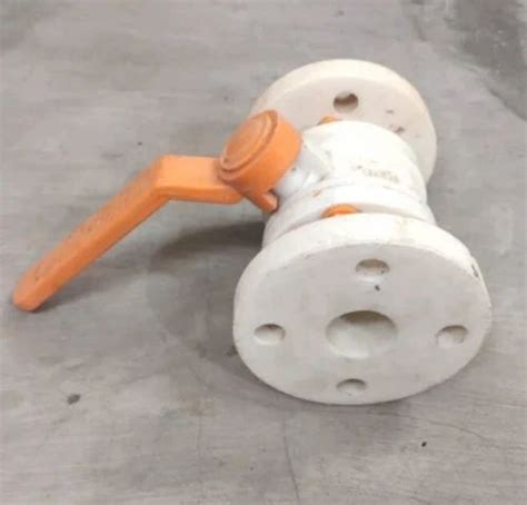 Inch Polypropylene Flanged Ball Valve At Rs Piece Pp Flange End