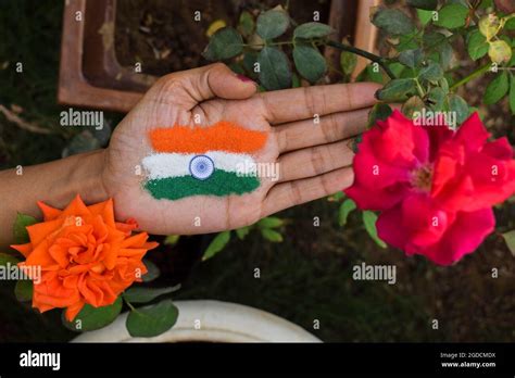 Indian Flag Rangoli Hi Res Stock Photography And Images Alamy