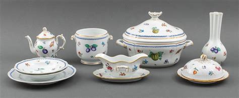 Richard Ginori Italian Porcelain, 9 Pieces by Richard Ginori on artnet