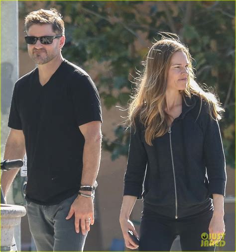 Hilary Swank & Husband Philip Schneider Step Out for Brunch: Photo