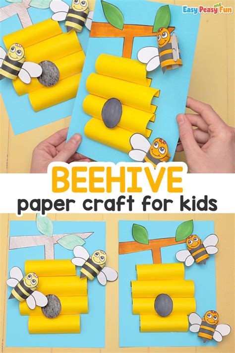 Beehive Paper Craft Easy Peasy And Fun
