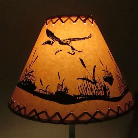 Millwood Pines 8 H Paper Empire Lamp Shade Clip On In Oiled Kraft