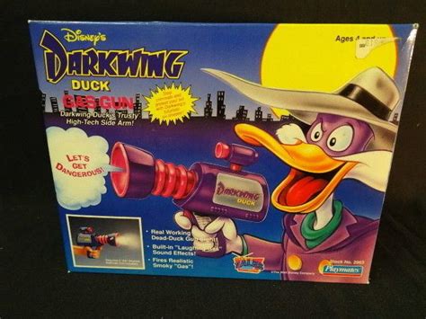 Vintage Playmates Darkwing Duck Gas Gun Lot 129 1882401645