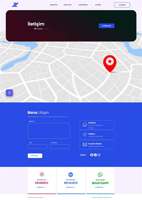 Personal Portfolio Website Ui Ux Behance