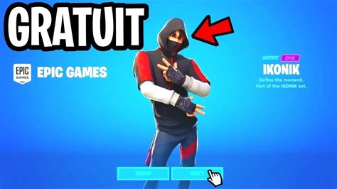 Vite Comment Avoir Le Skin Ikonik En Gratuitement Sur