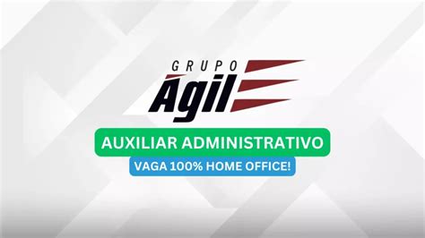 Auxiliar Administrativo Foco Em Compras Vaga Home Office