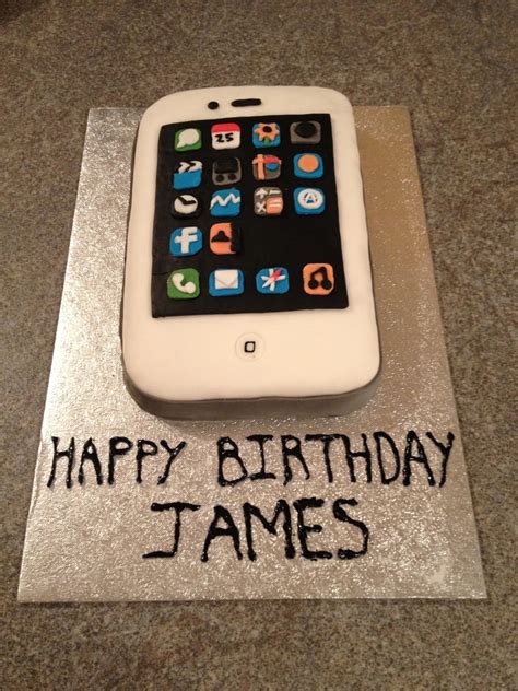 Iphone Birthday Cake - CakeCentral.com